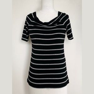 Stripe Cowl Drape OR Off The Shoulder Marilyn Top